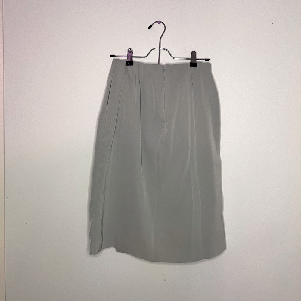Gray blue midi skirt UNIQLO